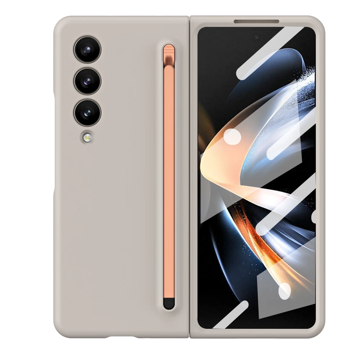 Phone Case For Samsung Galaxy Z Fold 5 4 With Touch Pen And Screen_voghion.com