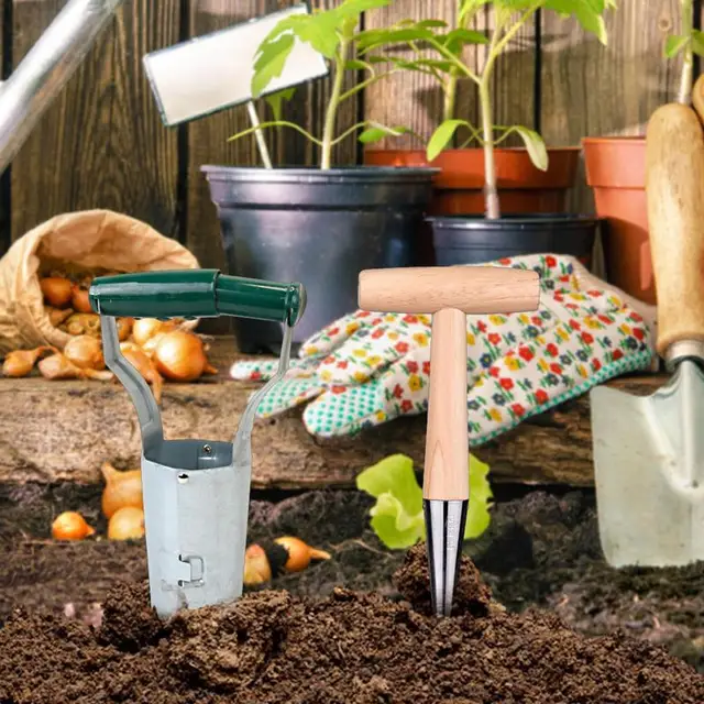 Izzó Ültetvényes Szerszámkészlet 2 Db Kerti Ültetési Szerszámok Ásás Ásó Virágok Átültetésére - Image 5