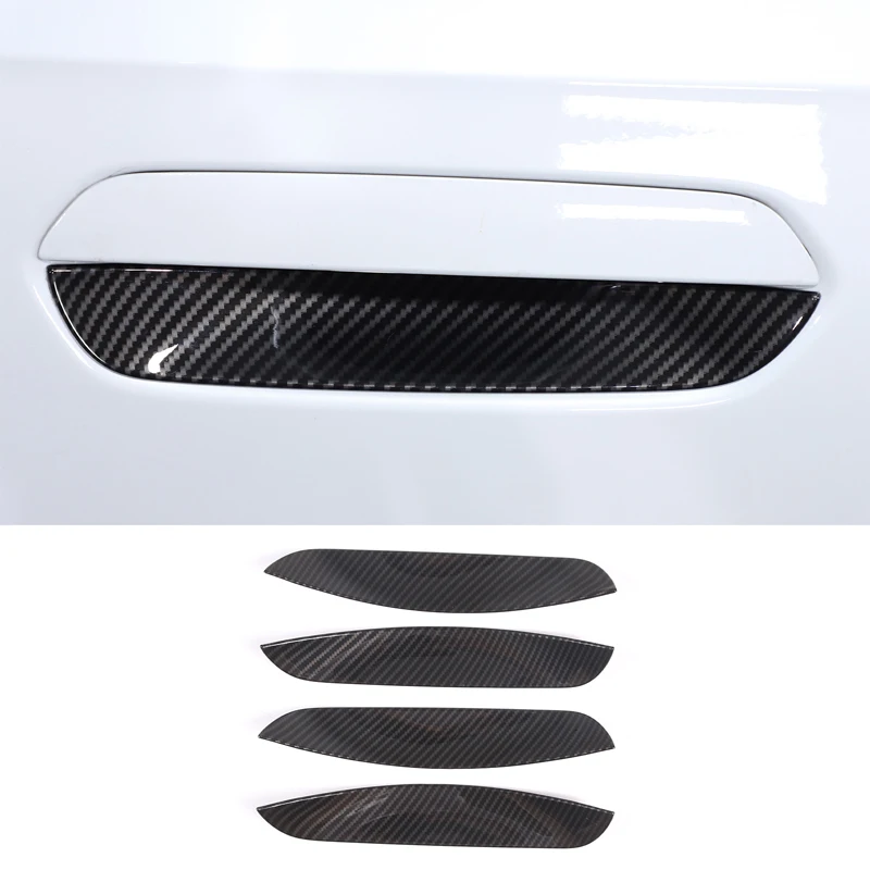For BMW X1 U11 2023 2024 Car Styling Accessories Sticker ABS Carbon Fiber Exterior Door Bowl Decorative Sticker 1 For BMW X1 U11 2023 2024 Car Styling Accessories Sticker ABS Carbon Fiber Exterior Door Bowl Decorative Sticker 1