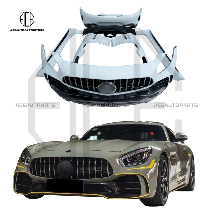 

Для Benz AMG Gt Gtc Gts Body Kit Frp из углеродного волокна передний бампер, задний бампер, боковые юбки, задний спойлер