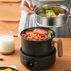 220V Multifunction  Cookers Kitchen Frying Pan Steamer Non-stick Pan Dormitory Smart Split  Hot Pot EU Plug 4