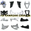 Motorcycle Fairings Kit for KAWASAKI Ninja ZX6R 636 07 08 ZX 6R 2007 2008 ZX-6R Injection Whole White Unpainted Bodywork Set