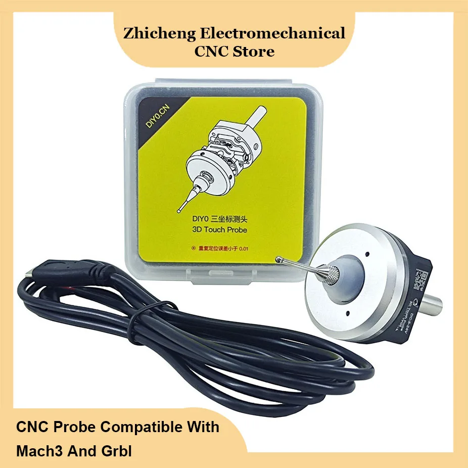 CNC Probe V6 anti-roll 3D Touch edge finder centering precision Compatible with mach3 and grbl