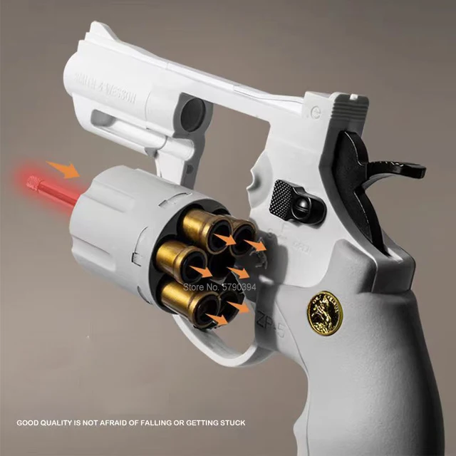 ZP5 Revolver Pistol Launcher Soft Bullet Dart Blaster Toy Gun Weapon Outdoor  Airsoft  Shooter Pistola For Boys Birthday Gift 4