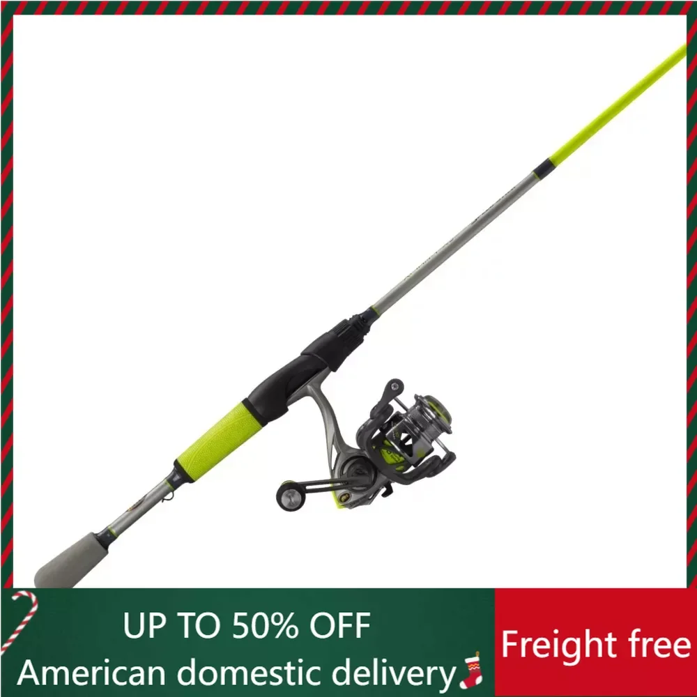 

Xfinity XJ 6' Medium Action Spinning Fishing Rod and Reel Combo Freight Free Fishing Tackle Professional Set Accessories Sports