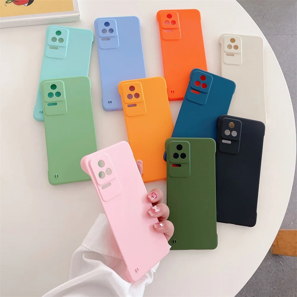 Coque mate sans cadre couleur bonbon, étui mince et résistant aux chocs pour Xiaomi Poco F4 F3 X3 GT M4 M3 F2 Pro 5G X2 X4 NFC_voghion.com