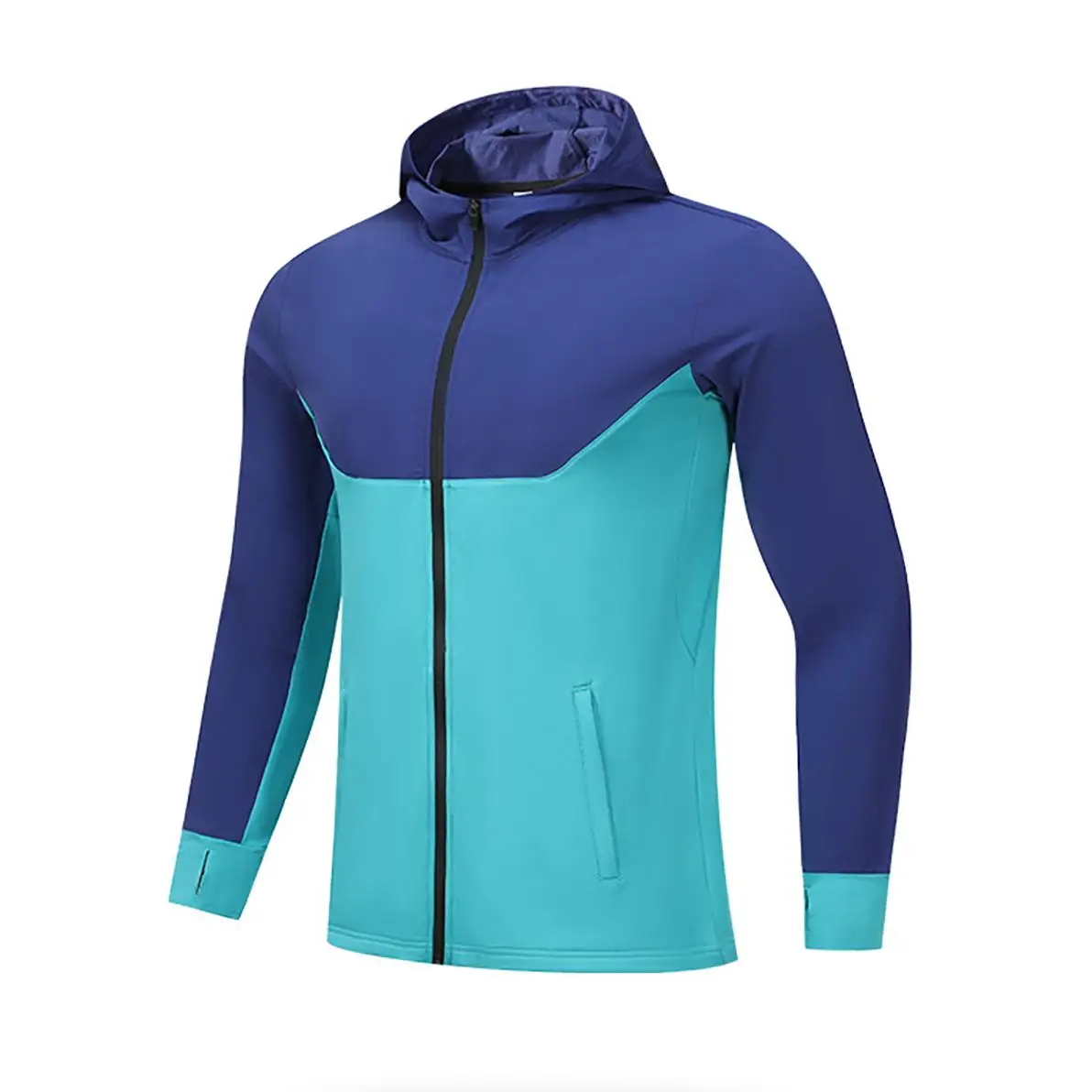 남성용 아웃도어 윈드브레이커 재킷 플리스 안감 후드형 긴팔 2024 신상 방수 통기성 스포츠 코트