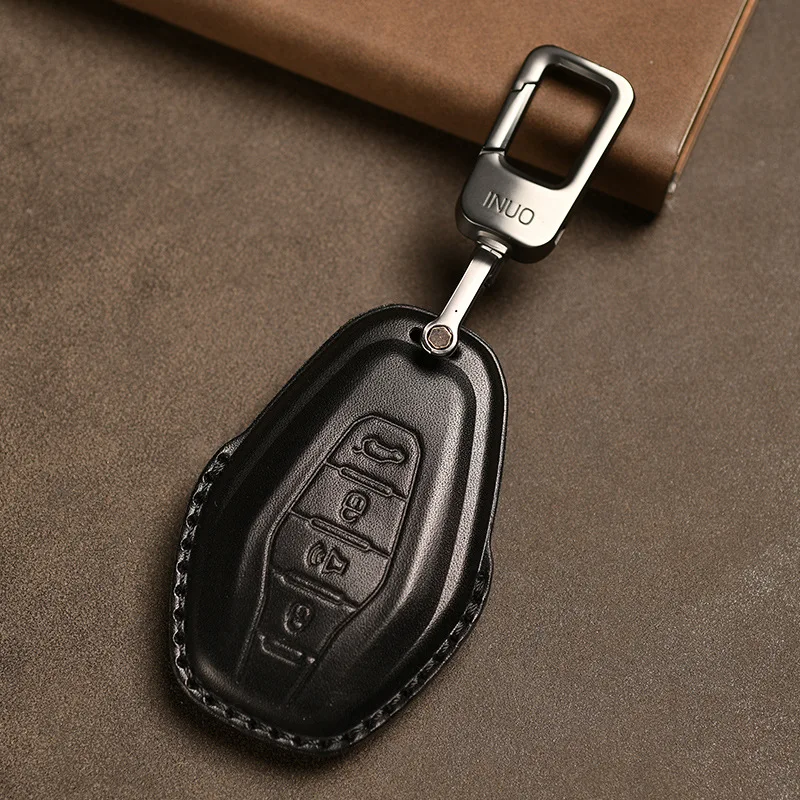 

Suitable For Chery JETDUR X70plus X95 x70 Leather Car Remote Key Case Cover