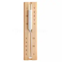 ChuHan Rotation Sauna Timer 15 Minutes Sauna Hourglas Sandglass Wooden White Sand Hourglass for Sauna Room Accessories 2