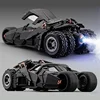 1/18 Classic Movie Car 2008 Batmobile Alloy Concept Bat Sports Car Model Diecast Metal Toy Race Car Model Sound Light Kids Gifts 1