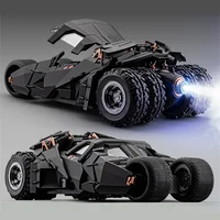 1/18 Classic Movie Car 2008 Batmobile Alloy Concept Bat Sports Car Model Diecast Metal Toy Race Car Model Sound Light Kids Gifts 1
