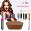 5 in 1 Hair Dryer Hot Comb Set Professional Curling Iron Hair Straightener Styling Tool For Professional Hair Dryer Household 1