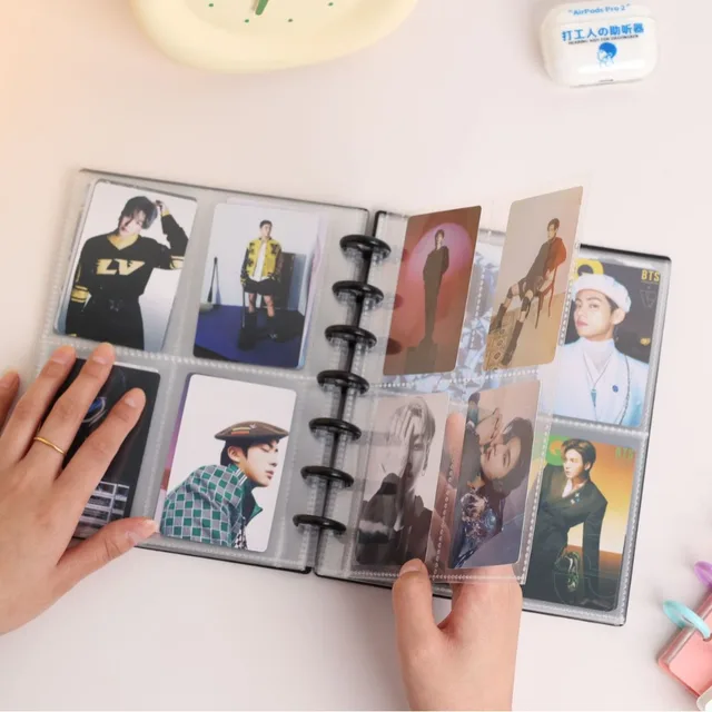 Classeur de carte Photo de 3 pouces, Album Photo INS, livre de Collection idole K-pop, 160 poches, Album de cartes photo, livre de collection, Albums photos 6