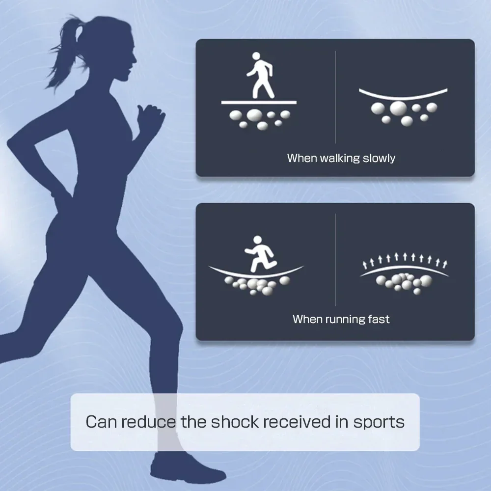 Athletic Insoles Shock-absorbing Breathable Sweat-absorbing Non-odorous Outdoor Sports Cycling Running Basketball