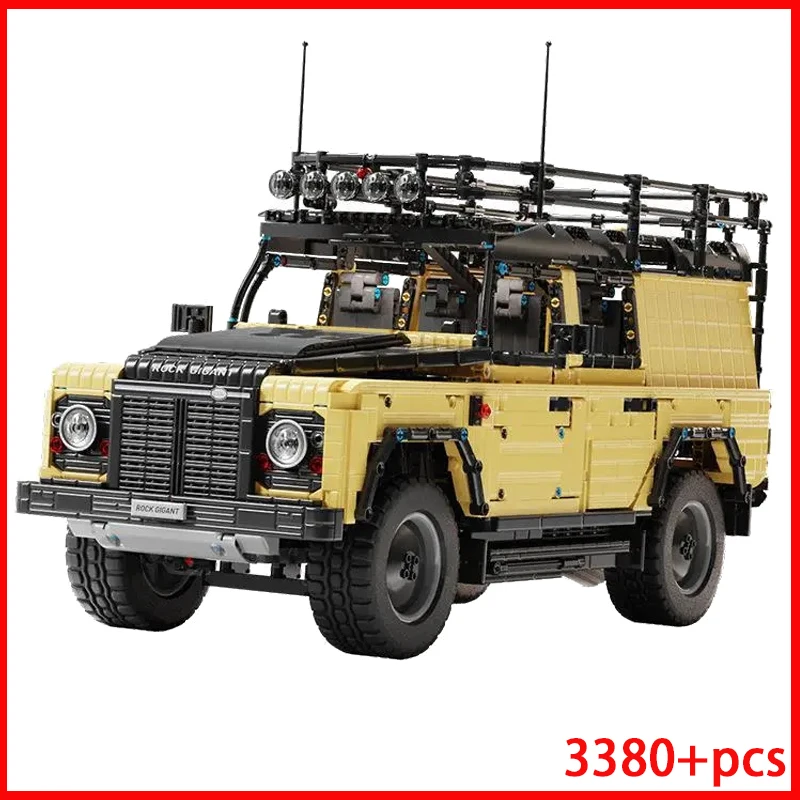 

3380pcs Rock Glgan Off-Road Vehicle Power Building Blocks for Adults Model Kit High-tech Educational Toys Vehicles Models Gift