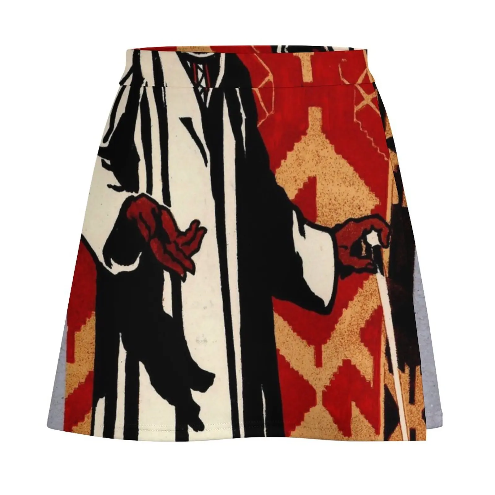 retro les tapis schuster Mini Skirt korean clothes ladies luxury women skirts skirt skirt