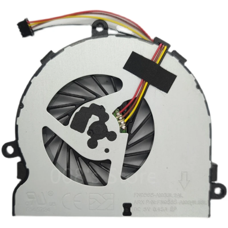 4 Pin CPU Fan 813946-001 Replacement CPU Cooling Fan For HP Laptop 15-AY Series - 4-Pin Connector (Part #813946-001) Hp Laptop Cpu Fan - Foto 10