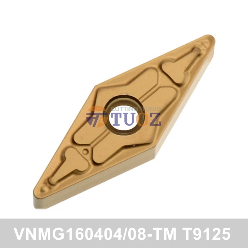 

100% Original VNMG160404-TM VNMG160408-TM T9125 Carbide Insert VNMG 160404 160408 160412 -TM 9125 CNC Lathe Cutter Turning Tools