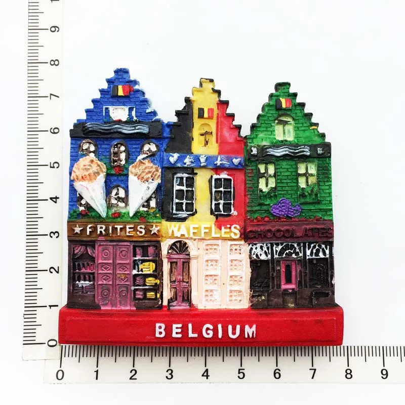 Lettere 3D Bruxelles Belgio Magnete del Frigorifero Souvenir turistici Resina Fatta a Mano Magneti Artigianali Collezione di Decorazioni per la Cucina