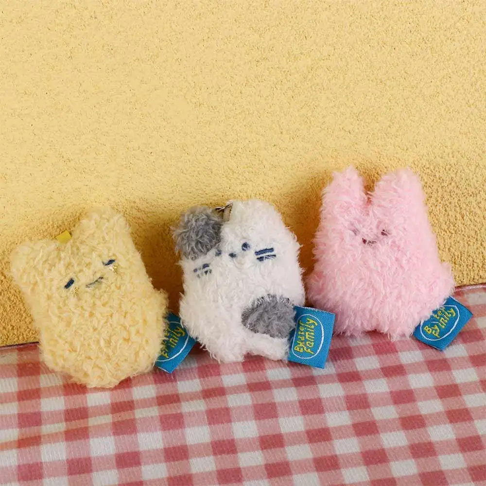 PP Cotton Butter Rabbit Cut Plush Keychain Plush Butter Family Cartoon Butter Cookie Plush Keyring Cartoon Soft