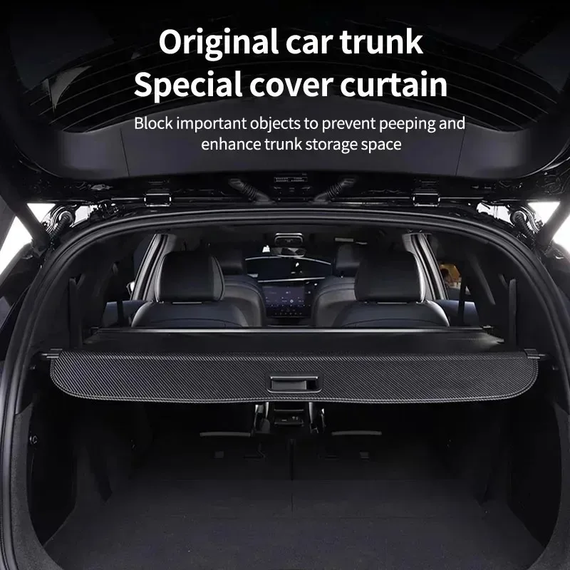 Retractable Car Rear Trunk Curtain Covers For Trumpchi GS3 II GAC GS3 Emzoom-Trunk Rack Partition Shelters Auto Access