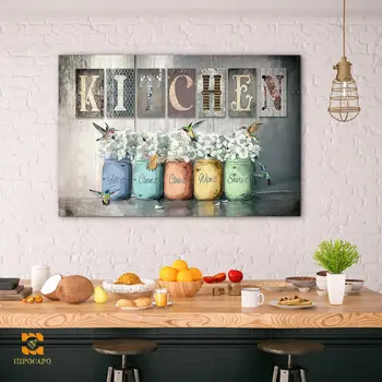 Farmhouse Kitchen Canvas Art 1
