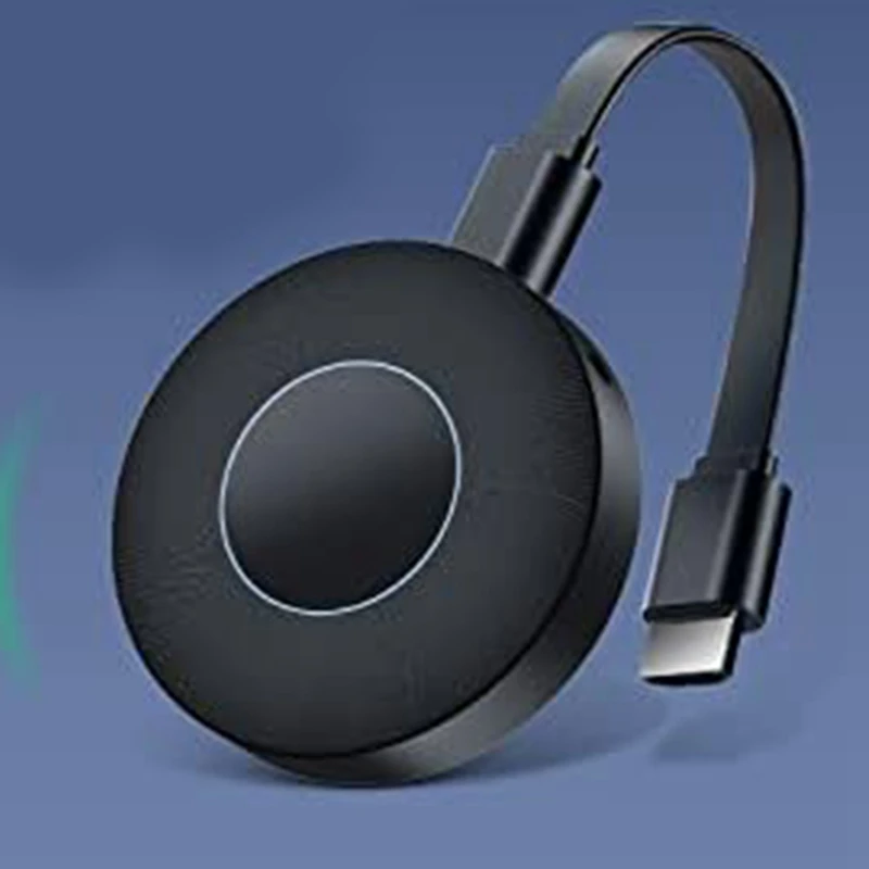 Wireless -Compatible Display Dongle Adapter Plastic No Need APP Video/Audio From Laptop, PC, Smartphone To HDTV Projector