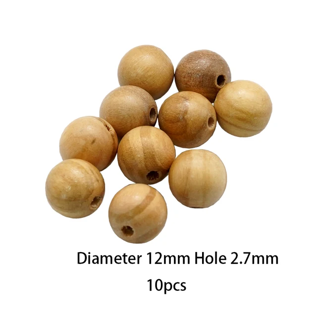 800 Perline Legno 5mm Marrone - Per Bracciali, Collane E Rosari Fai Da Te