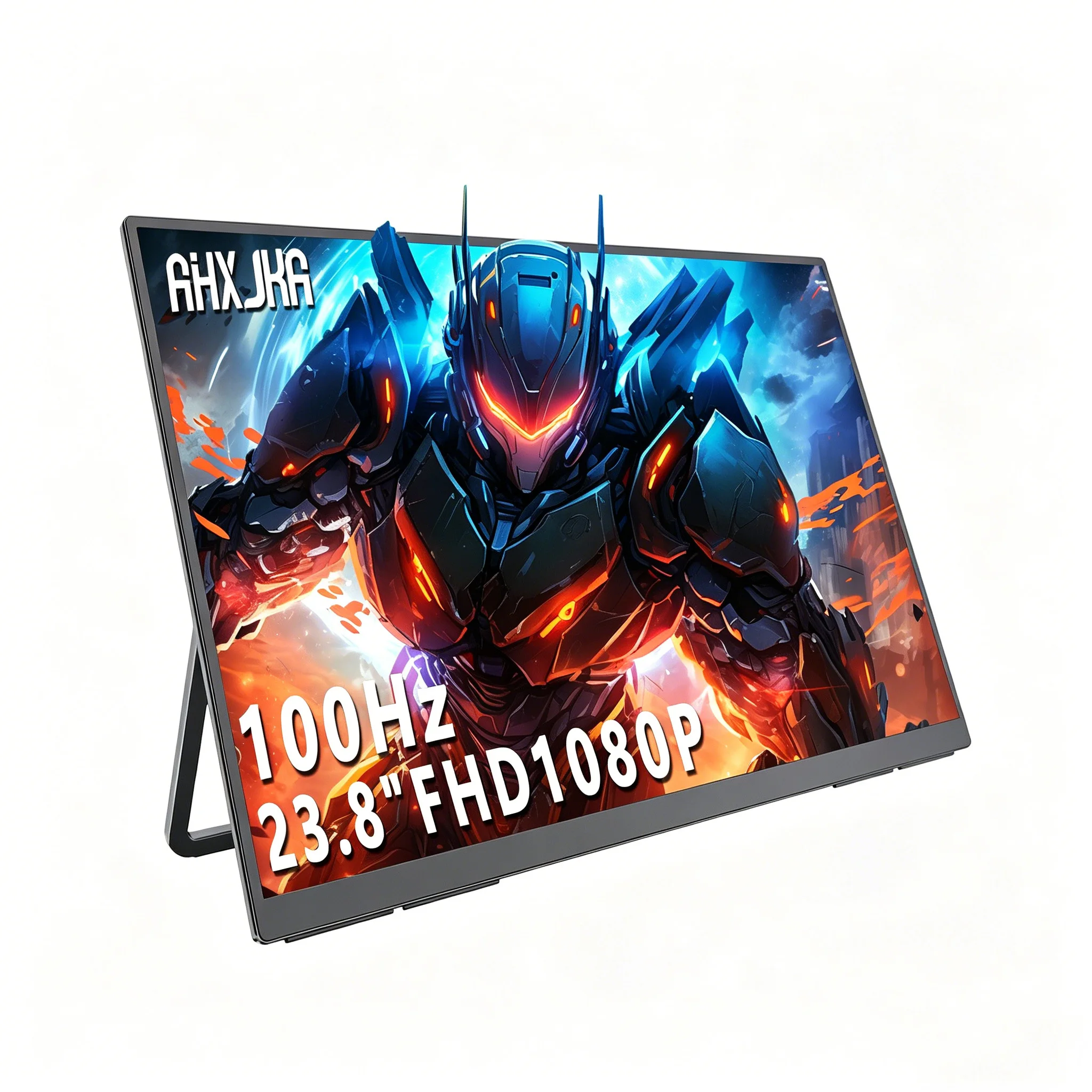 AHXJKA 23.8인치 120Hz 휴대용 모니터 100%sRGB FHD IPS 노트..