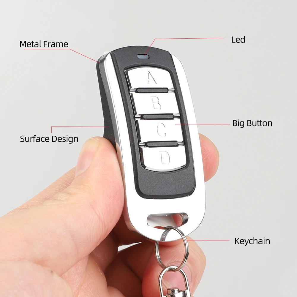 KEBIDUMEI 다중 주파수 286MHz-868MHz RF 리모컨 복제기 433MHz 그랩버 클론 게이트 키 폽 커맨드 핸드 송신기