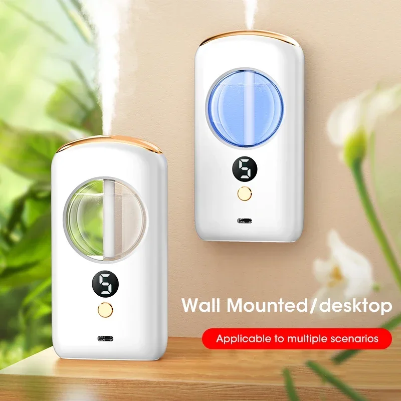 Mini Aroma Diffuser Plant Essential Oil Nebulizer Home Car Aromatherapy Machine Toilet Bedroom Deodorization Air Purification