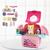 Pet Pretend Play Set Cartoon Dog Cat Pet Space Bag Veterinarian Pretend Play Kit Interactive Kids Educational Toys Children Gift 3