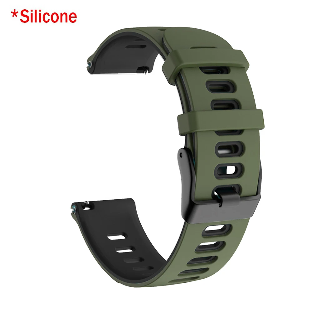 Premium Leather Strap - 20/22mm Replacement Bracelet Belt Accessories