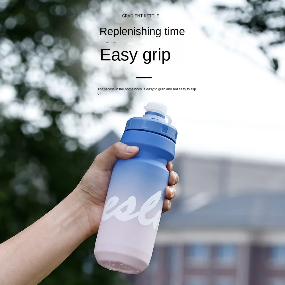 Bicycle Gradient Water Bottle Large Capacity Fitness Cup Outdoor Hiking Sports Cup Mountain Bike Cycling Water
