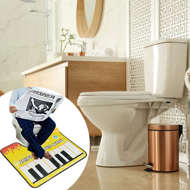 Tapis de sol antidérapant pour la maison, salle de bains, toilettes, Piano, musique, son créatif, drôle, tapotement des orteils, tapis de sol pour Piano Musical 5