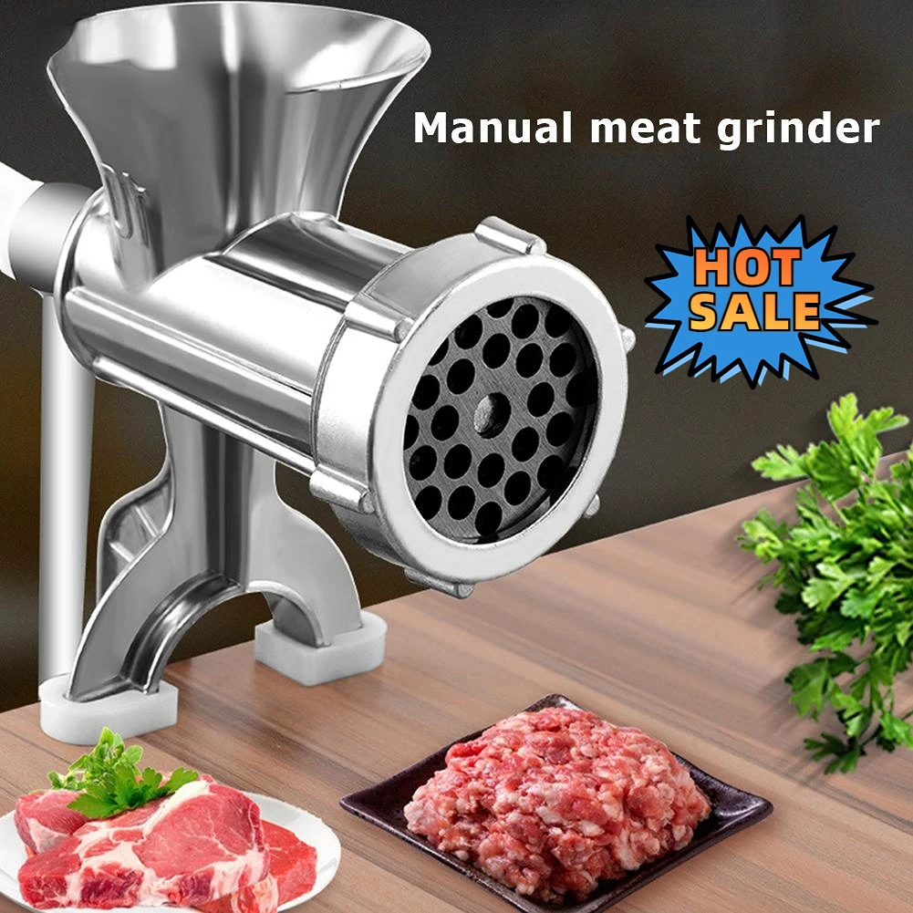 Manual Meat Mincer Grinder Handheld Food Processor Chopper Sausages