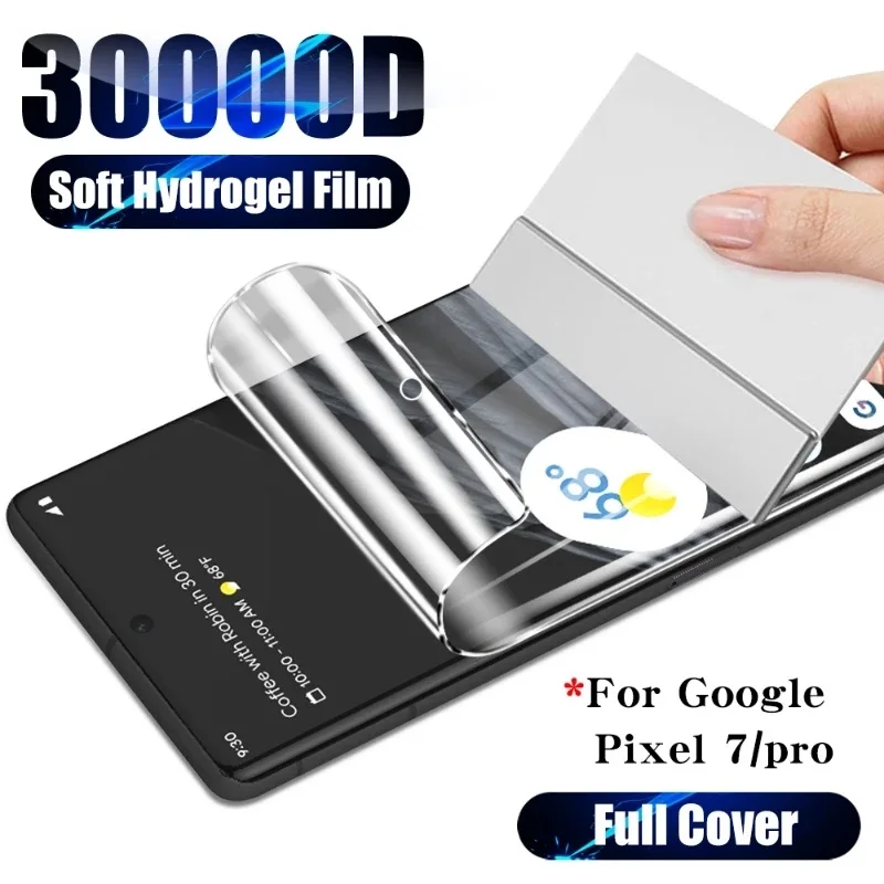 30000D Soft Hydrogel Film For Google Pixel 7 Pro 5G Screen Protector