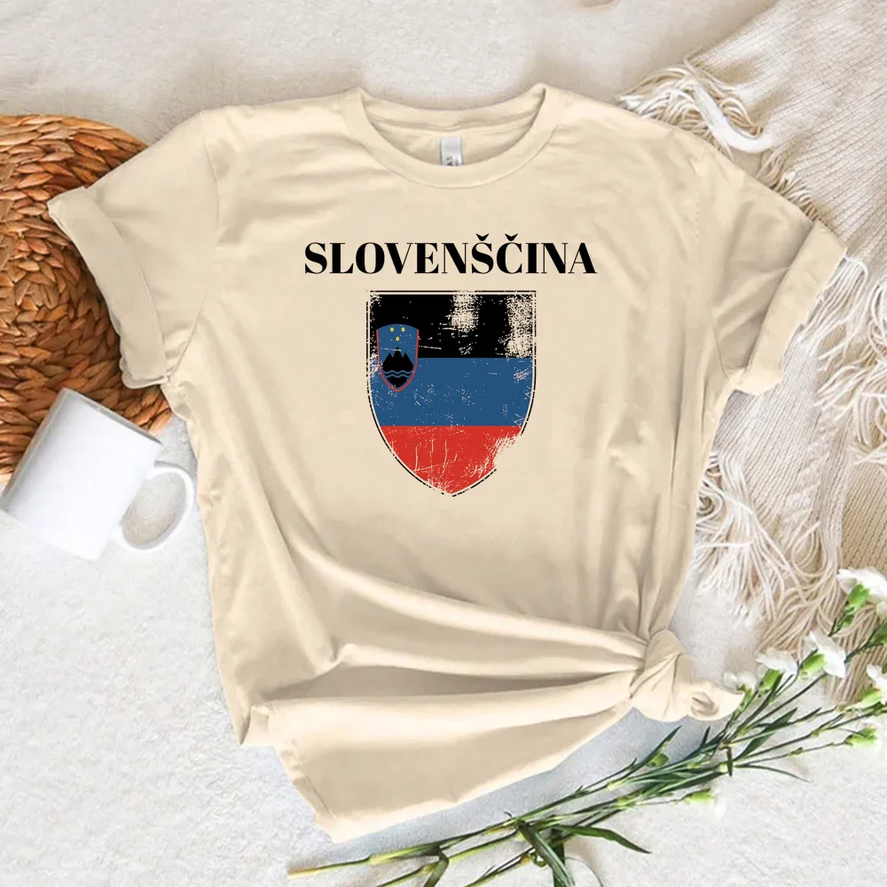 

Словения, футболка, женская дизайнерская комиксная футболка, Женская графическая одежда