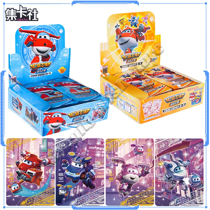 

Super Wings Card Cartoon Figure Enlightenment Edition Fun Version Collect Cards Souvenir Card Study Toy Gift for Children