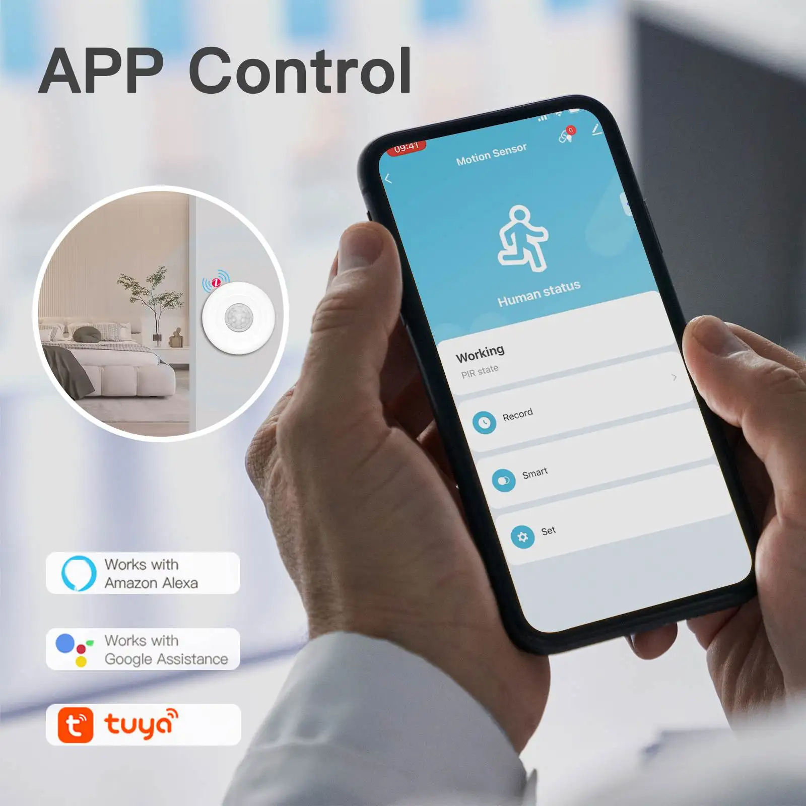 bseed zigbee inteligente pir motion sensor switch home 01