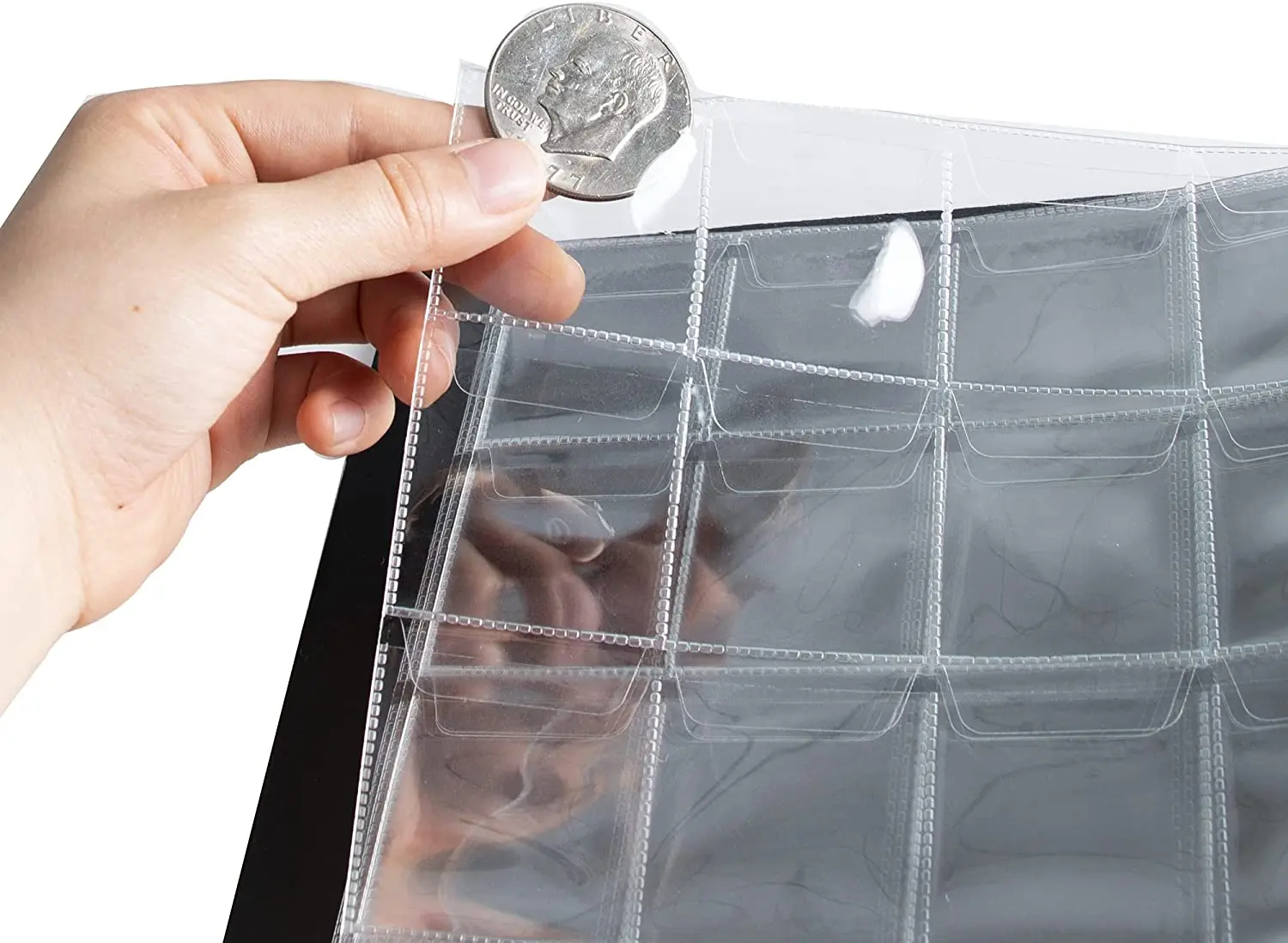 480ポケットコインコレクションブック用品20コインコレクションホルダーアルバムコイン収納ための20/25/27/30ミリメートルコイン -  AliExpress