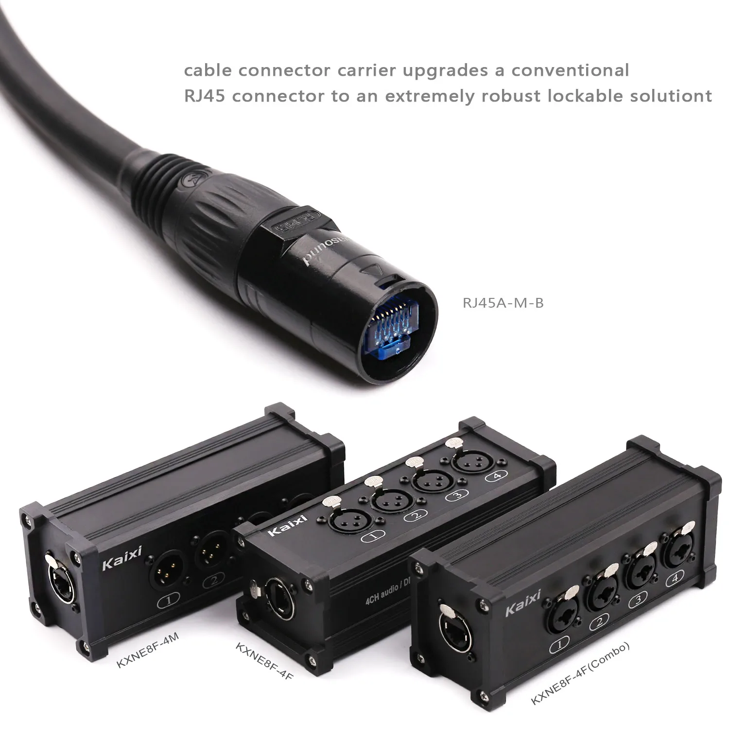 Cabo Multi Rede Xlr para Palco Iluminação de Som Estúdio de Gravação Masculino e Feminino Rj45 Ethernet Canais Pinos Ne8f4m - Image 4