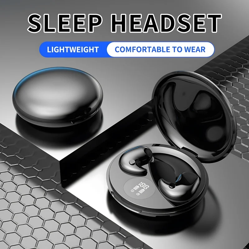 B13 Bluetooth Sleep Earphones Wireless Headset 5.3 With Comfortable Wearing Touch Control Headphone For All Mobile Phone_voghion.com
