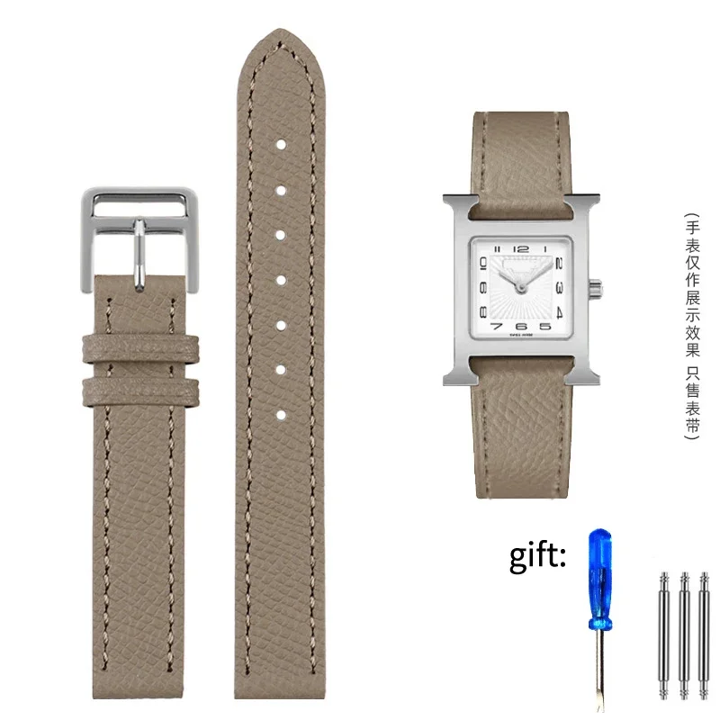 Genuine Leather Soft Cowhide Watch Strap - Fashionable & Comfortable Bracelet