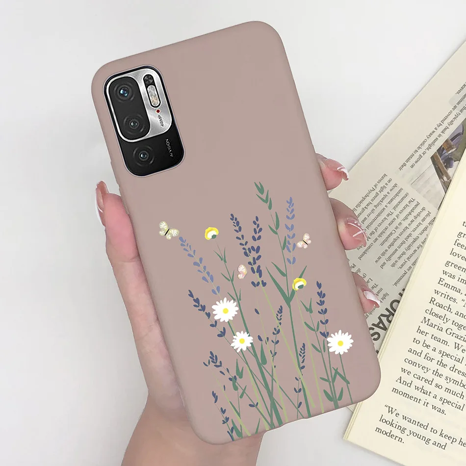Charming Heart Soft Silicone Phone Case for Girls - Compatible with Xiaomi Redmi Note 10/10T 5G