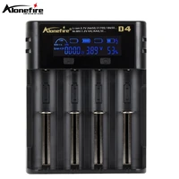 LCD Screen 4-Channel Li-ion Ni-Mh Ni-Cd Battery 1.2V 3.7V Original Smart Universal USB Charger 26650/16340/21700/18650/AA/AAA 1