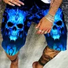 New Men's beach shorts Horror Skull 3D Printed  Board Shorts Summer Swim Trunks Elastic Waist DrawstringHawaiian Style Holiday 5