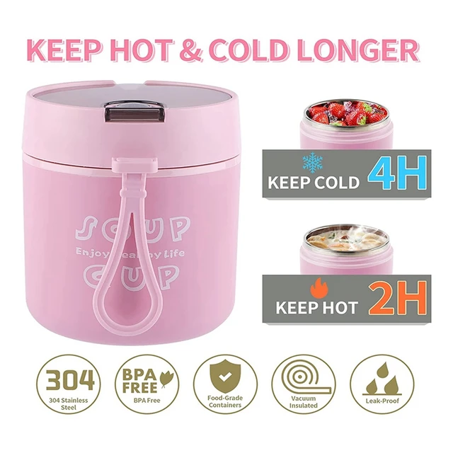 Thermos Hot Food Stainless Steel  Food Flask Hot Food Adults Home - Food  Stainless - Aliexpress