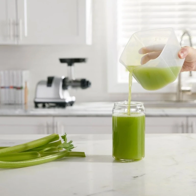 Cold Press Slow Juicer Masticating Juicer, Cold Press Juicer Machine for Celery with Adjustable Dial,Easy To Clean