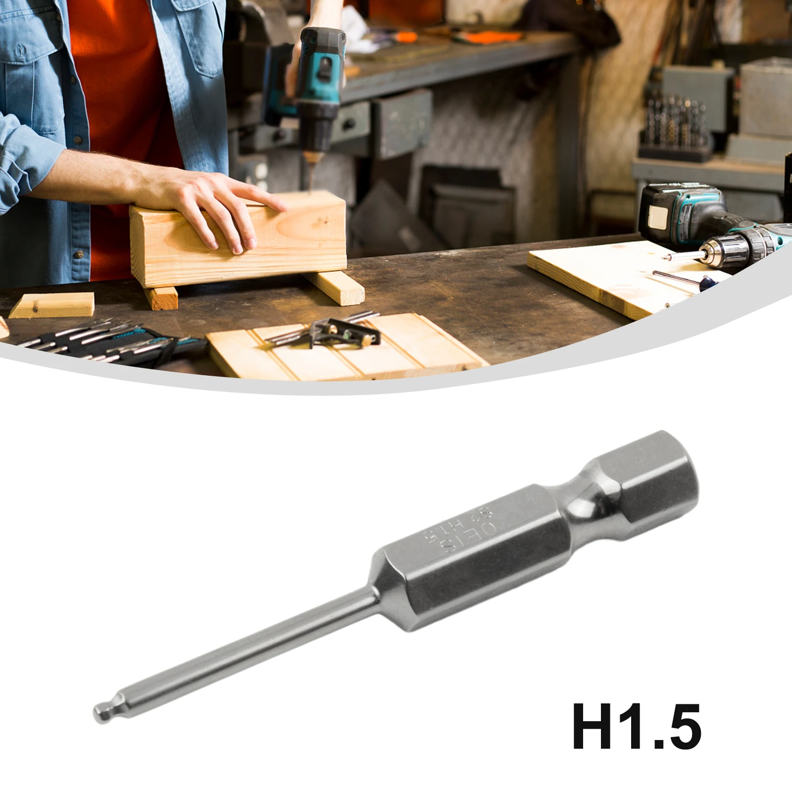 

Ball End Hex Screwdriver Bit 50mm Metric Hex Drill Bit H1.5-H10 Magnetic Driver Bits Multi-function Hand Tool Parts